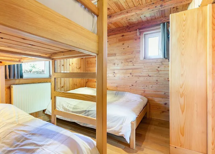Quaint Chalet In Harreberg With Garden